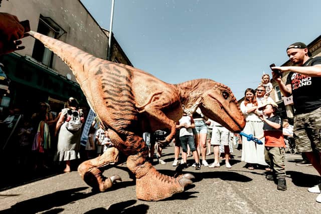Brighouse BID organised Dinosaur Event this summer