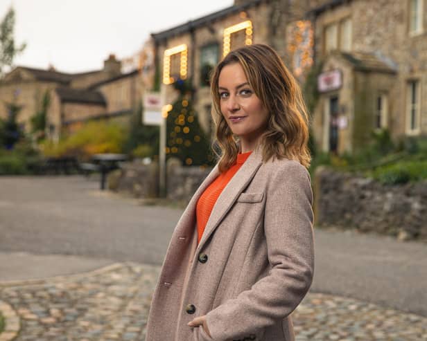 Calderdale actress Paula Lane has joined the cast of ITV’s Emmerdale and is due to make her debut on screen in January. Picture: ITV/Mark Bruce
