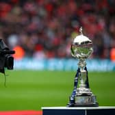 The FA Trophy. (Photo by Charlie Crowhurst/Getty Images)