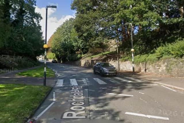 The proposals include an upgrade to the crossing on Rochdale Road in West Vale, north-west of the junction with Fox Court. Picture: Google Street View.