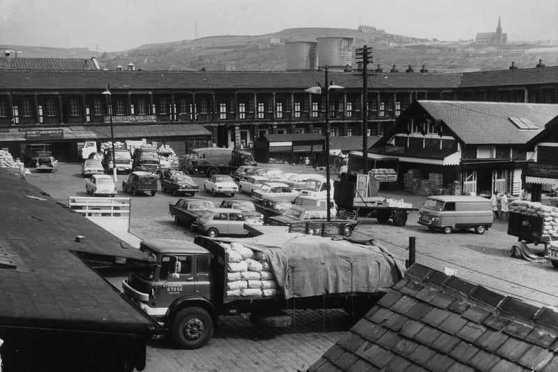 A view from the Piece Hall, Halifax back in 1971.