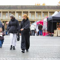 13 pictures from autumn market at The Piece Hall in Halifax as crowds braved weather