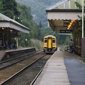 Hebden Bridge Railway Station.