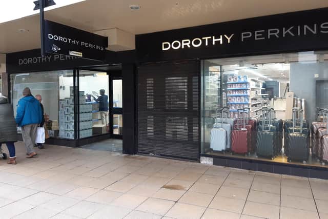 A new homeware shop is setting up in what used to be Dorothy Perkins