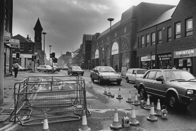 Nowadays it is the Fishergate bollard causing problems outside the Fishergate Centre. Back in 1988 it was subsidence