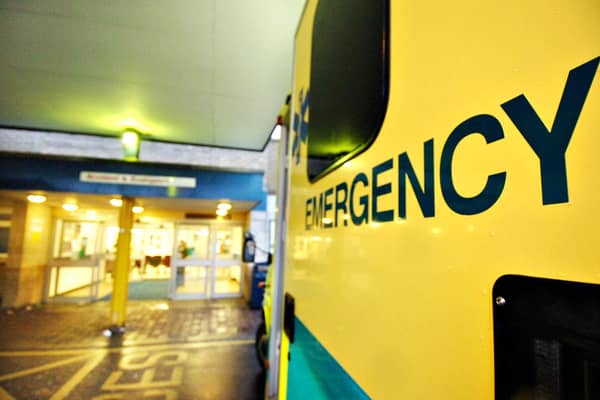 Ambulances were seen in Hipperholme