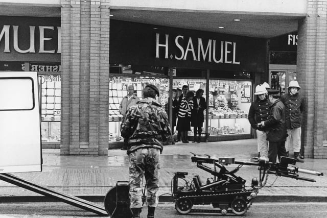 This was a very worrying time in the town centre, when Fishergate was evacuated and bomb disposal crews were sent in to disarm a bomb - in January 1989
