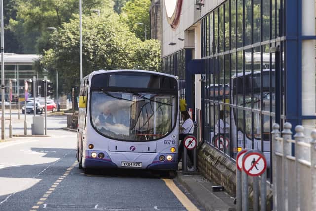 Bus in Calderdale.