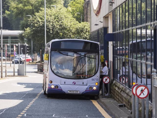 Bus in Calderdale.