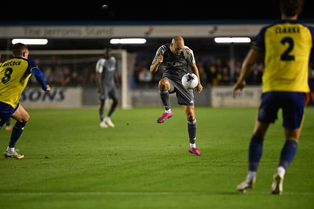 Action from the draw between the teams earlier this season at Solihull.