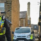 Actress Sarah Lancashire, in her role as police Sgt Catherine Cawood, who will star in the third and final series of Sally Wainwright's hit TV drama Happy Valley, set and filmed around Halifax and Calderdale.