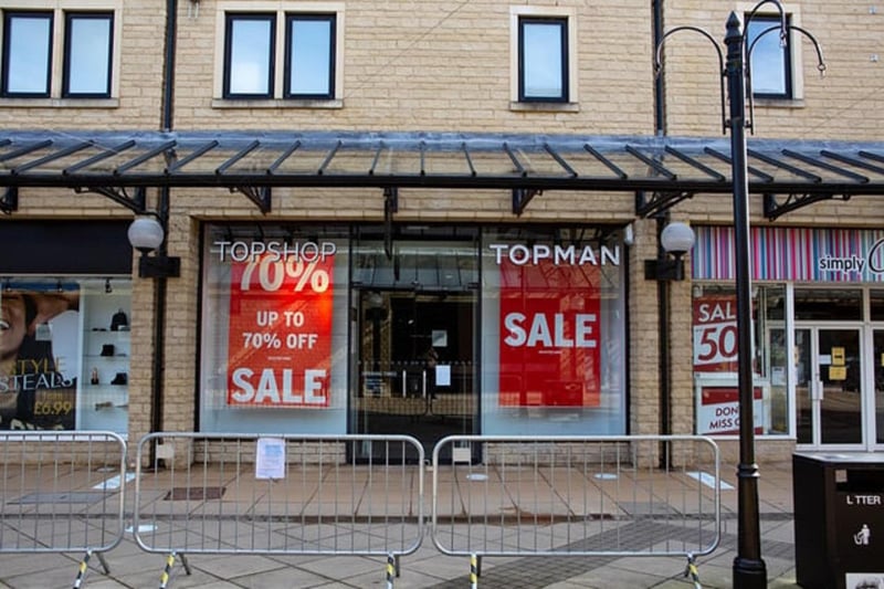 Topshop/Topman went into administration in late 2020 and the shop in Woolshops was closed.