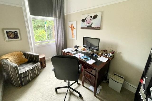Flexible room space allows for study or home office areas.