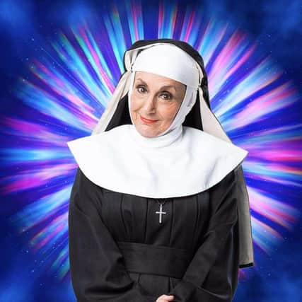 Lesley Joseph players Mother Superior in the touring production of Sister Act which is heading to Yorkshire