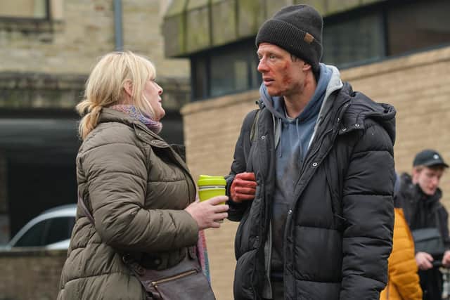 The main premise of the show is the conflict between Tommy (James Norton) and Catherine (Sarah Lancashire). Photo: BBC/Lookout Point/Matt Squire