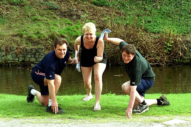 Craig Whittaker and the other Conservative candidates running to be the Calder Valley candidate in 2010. From the left are Craig Whittaker,  Helen Granton and  Robert Thornber.