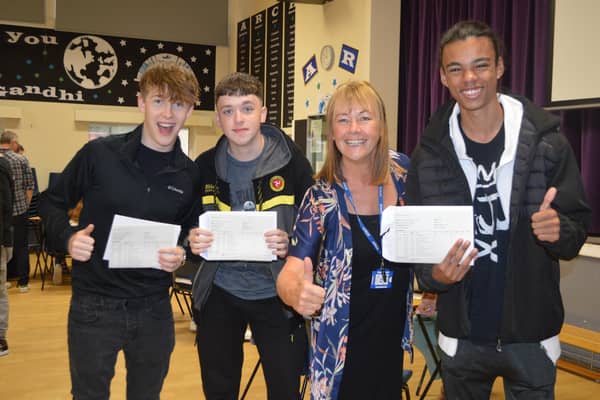 Todmorden High School students receive their GCSE results