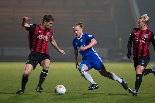 Actions from Halifax Town v Macclesfield, FA Trophy, January 2018