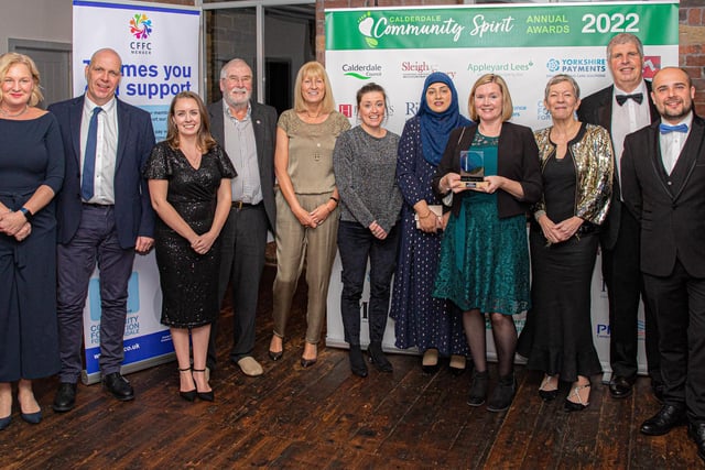 Winners of the Great and Green award (sponsored by Greenarc Energy) - Halifax Opportunities Trust and its The Outback Community Kitchen and Garden