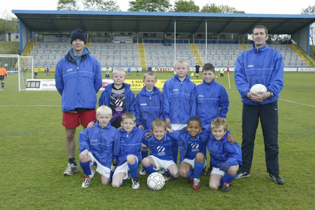 Northowram under seven's at the Calderdale Soccer Group Cup and Shield Finals in 2010