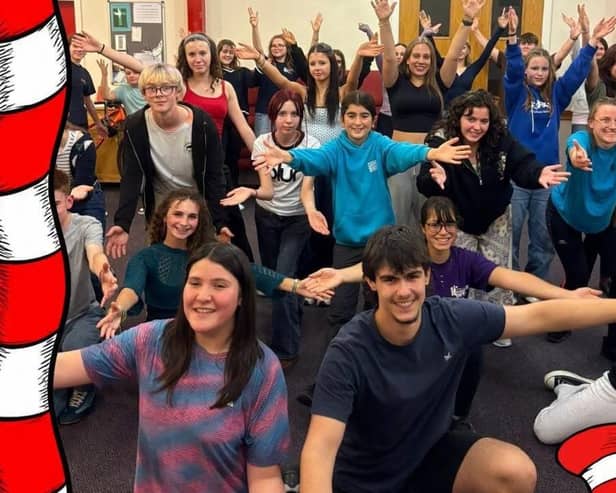 The cast of Seussical the Musical.