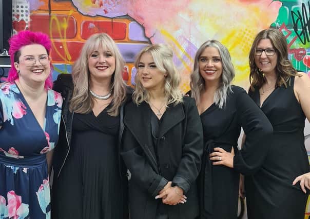 From left: Lauren, Kathryn (Owner) Caitlin, Cathy and Gemma