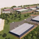 Artist impression of the Clifton Enterprise Zone in Brighouse (Picture Pegasus Group)