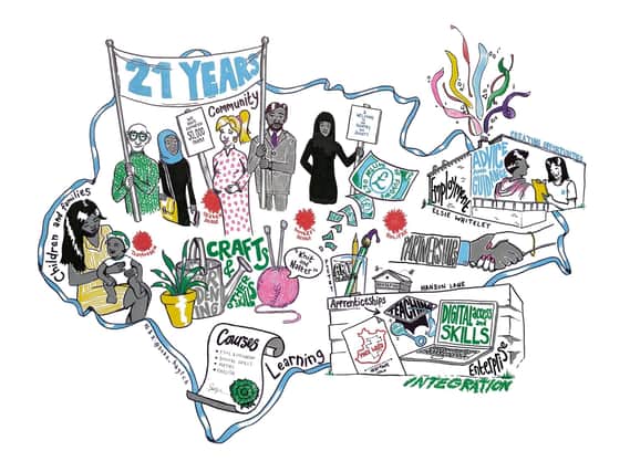 Beka Haytch is the live scribe HOT used for their event and produced the wonderful artwork.