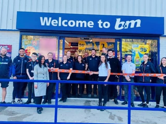 This month saw the relaunch of the new B&M store in Halifax at Shay Syke.