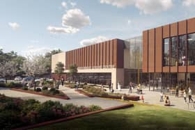 An artist's impression of the new pool and leisure centre in Halifax