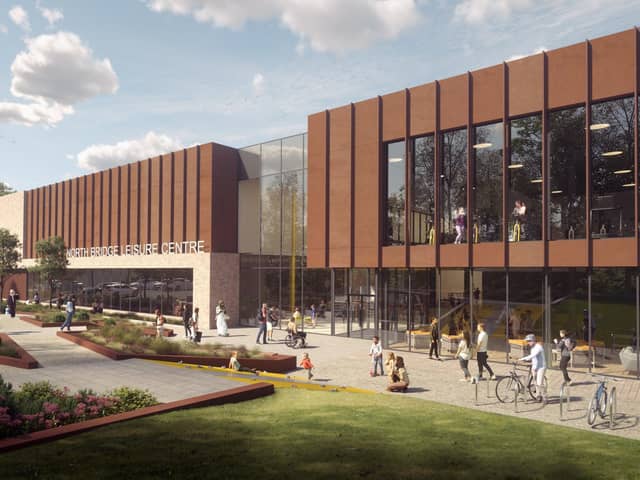 An artist's impression of the new pool and leisure centre in Halifax