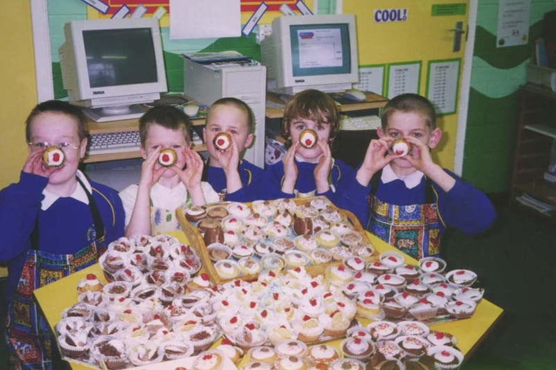 Red Nose Day at Whitehill Primary School in 2003