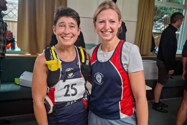 Helen Hudson and Laura Goodwin at Castle Carr.