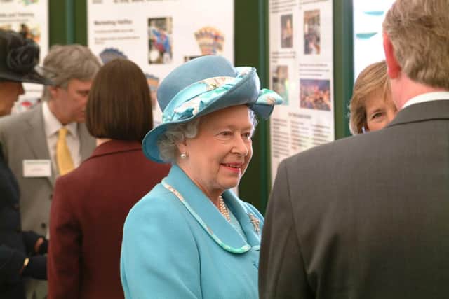 Queen Elizabeth II in Halifax when she visited Calderdale in 2004. Picture: Calderdale Council
