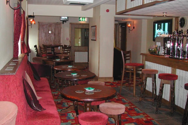 Inside the Winterburn Pub at Warley back in 2004.