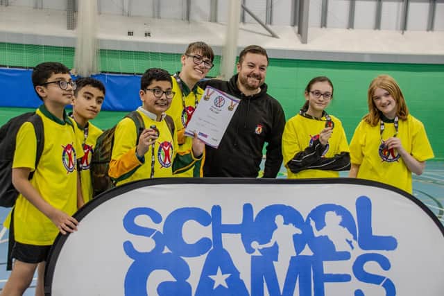 Alex, presenter of Channel 4's The Last Leg and Paralympics coverage and recent runner-up in ITV's The Masked Singer, visited Calderdale College in a competition run by the charity Panathlon.