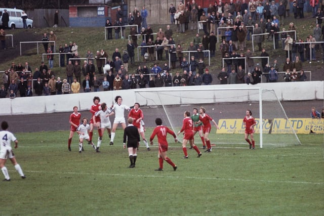 Town v Scarborough, FA Cup, November 24, 1979.