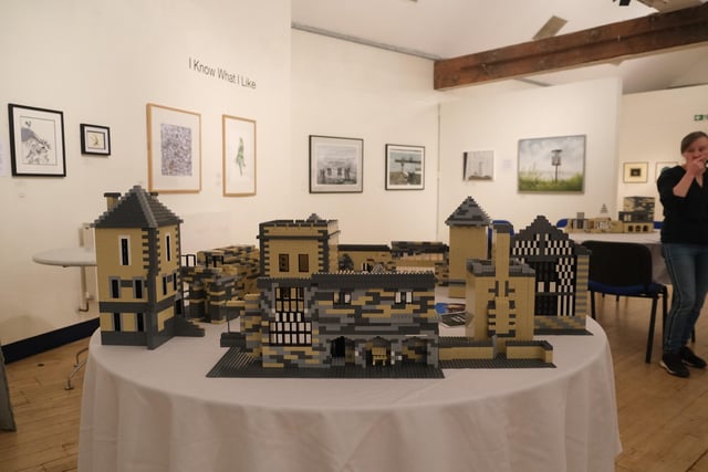 The model is a replica of Shibden Hall