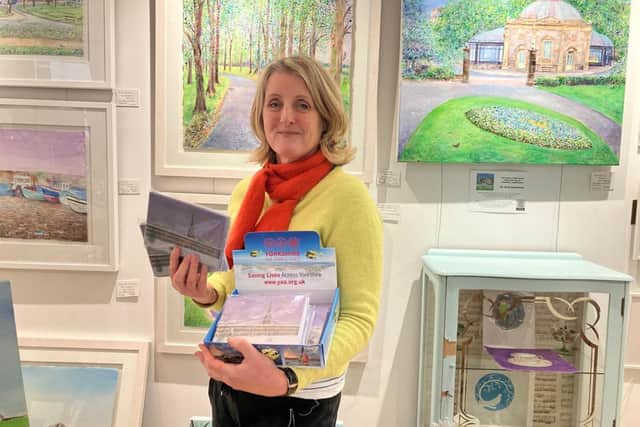 Anita Bowerman, who is based in Harrogate, has demonstrated her commitment to supporting Yorkshire Air Ambulance (YAA) by revealing her  Christmas cards.