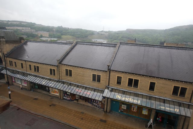 The homes look out on Halifax town centre