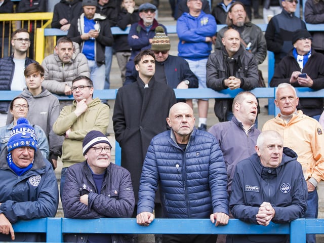 FC Halifax Town v South Shields, FA Cup fourth qualifying round at The Shay