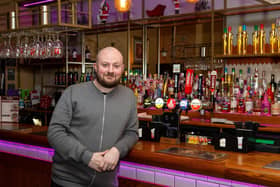 Matt Connolly at new pub in Brighouse, The Old Post Office, Park Road