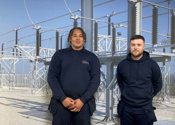Apprentices Zach Naylor and Tristan Fallowfield
