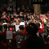 The Halifax Youth Brass Band Festival held at Halifax Minster.