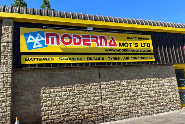 Moderna MOTs is at Moderna Business Park in Mytholmroyd