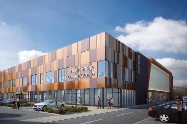 Artist's impression of new Halifax Swimming Pool and Leisure Centre