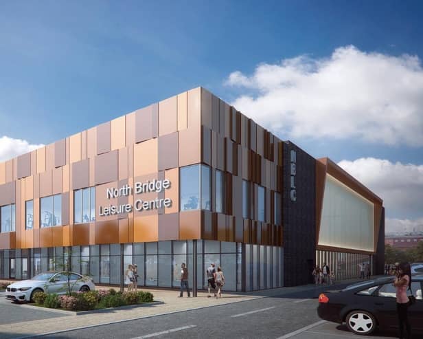 Artist's impression of new Halifax Swimming Pool and Leisure Centre