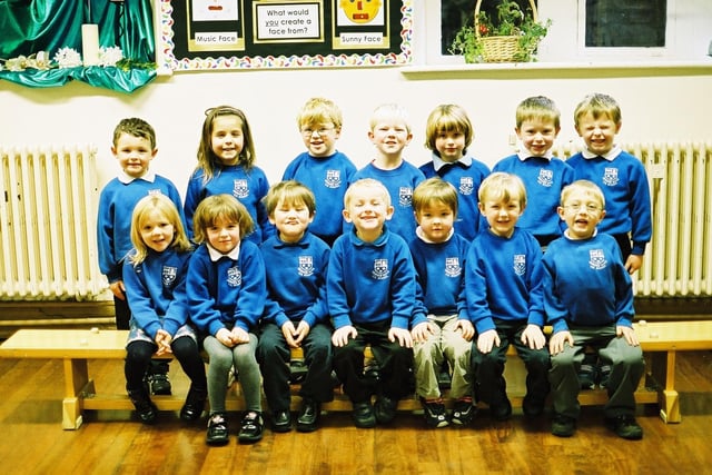 Reception class at Hebden Royd School back in 2004
