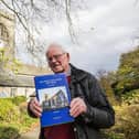 Anthony Murphy, Author of The Church of St Mary the Virgin, Elland, a History, outside the church.