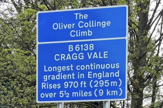 The event saw runners and cyclists tackle the B6138, the longest continuous gradient in England which has been renamed ‘The Oliver Collinge Climb’ in memory of the well-loved local schoolteacher and sportsman who died aged 28 from a rare form of cancer.